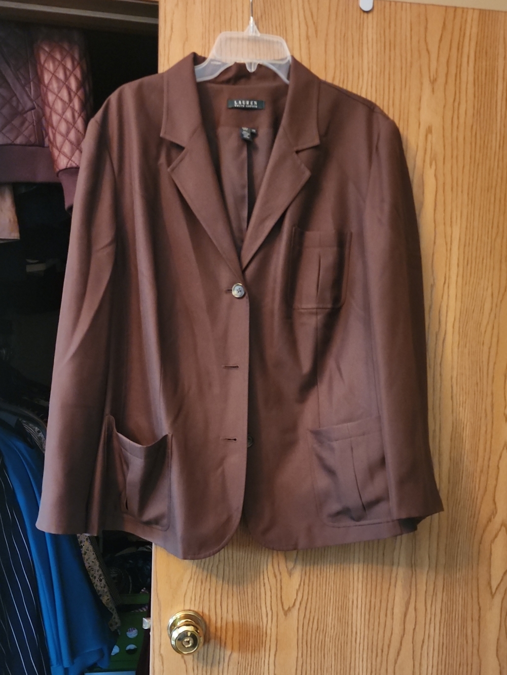 Ralph Lauren Brown Women's Blazer Jacket